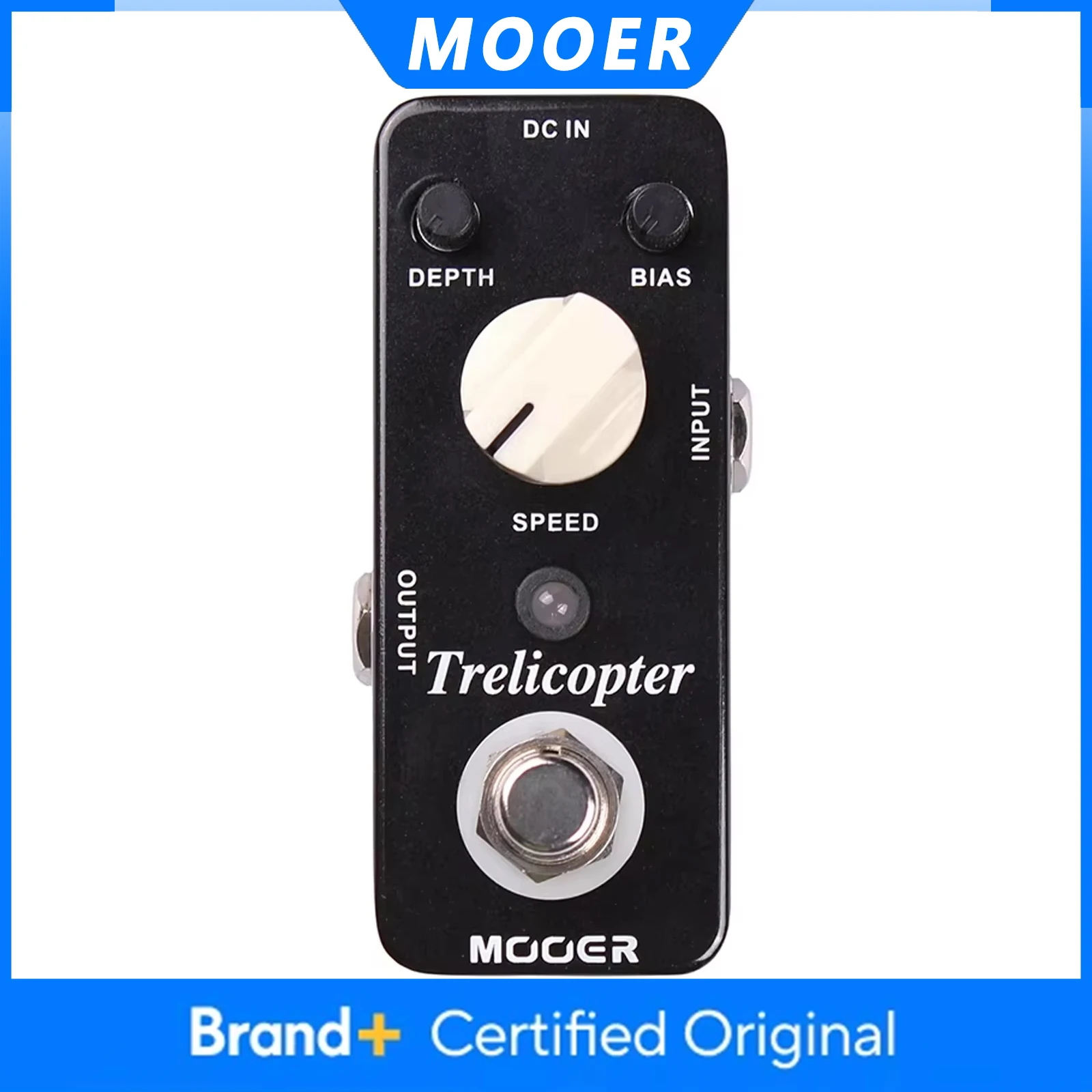 MOOER Trelicopter Guitar Tremolo Effect Pedal Classic Optical Tremolo Pedal True Bypass Electric Guitar Parts & Accessories
MOOER Trelicopter Guitar Tremolo Effect Pedal Classic Optical Tremolo Pedal True Bypass Electric Guitar Parts & Accessories