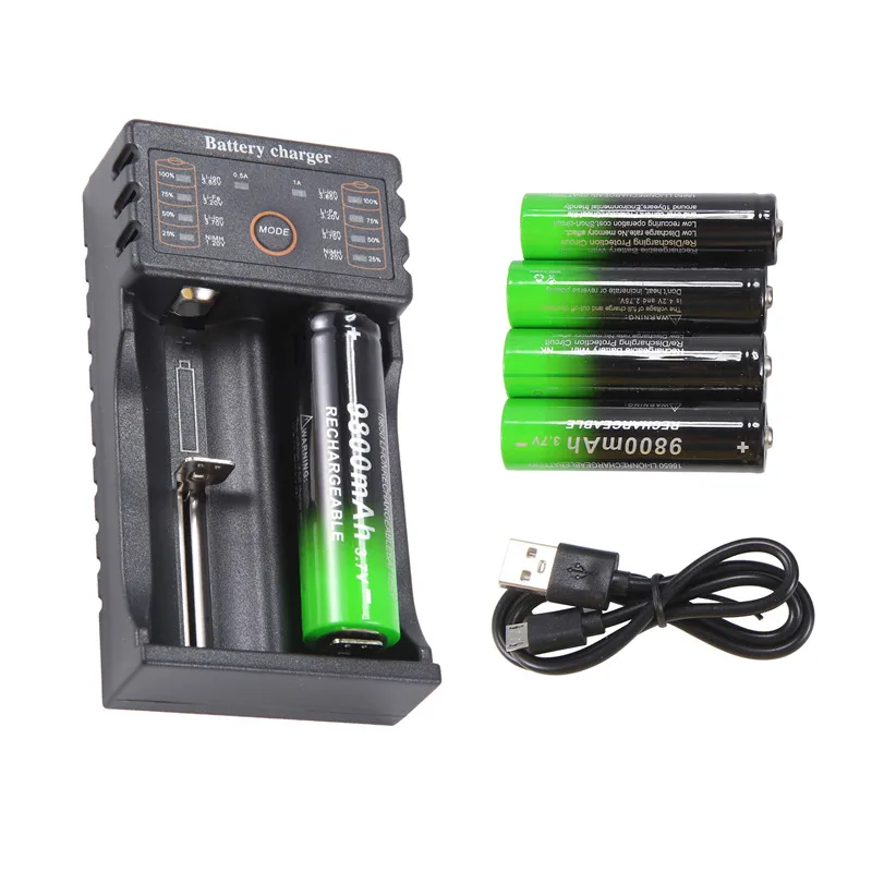 1Pcs 18650 Battery Rechargeable + 4Pcs Battery 3.7V 9800Mah Li-Ion Rechargeable Battery For Electric Fan Battery+Charger
1Pcs 18650 Battery Rechargeable + 4Pcs Battery 3.7V 9800Mah Li-Ion Rechargeable Battery For Electric Fan Battery+Charger