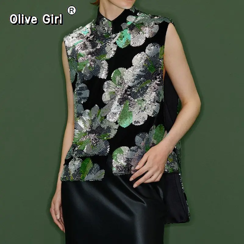 Olivegirl High end sequin embroidery versatile top vest jacket for women spring 2026 high-end sequin embroidery versatile top
Olivegirl High end sequin embroidery versatile top vest jacket for women spring 2026 high-end sequin embroidery versatile top
