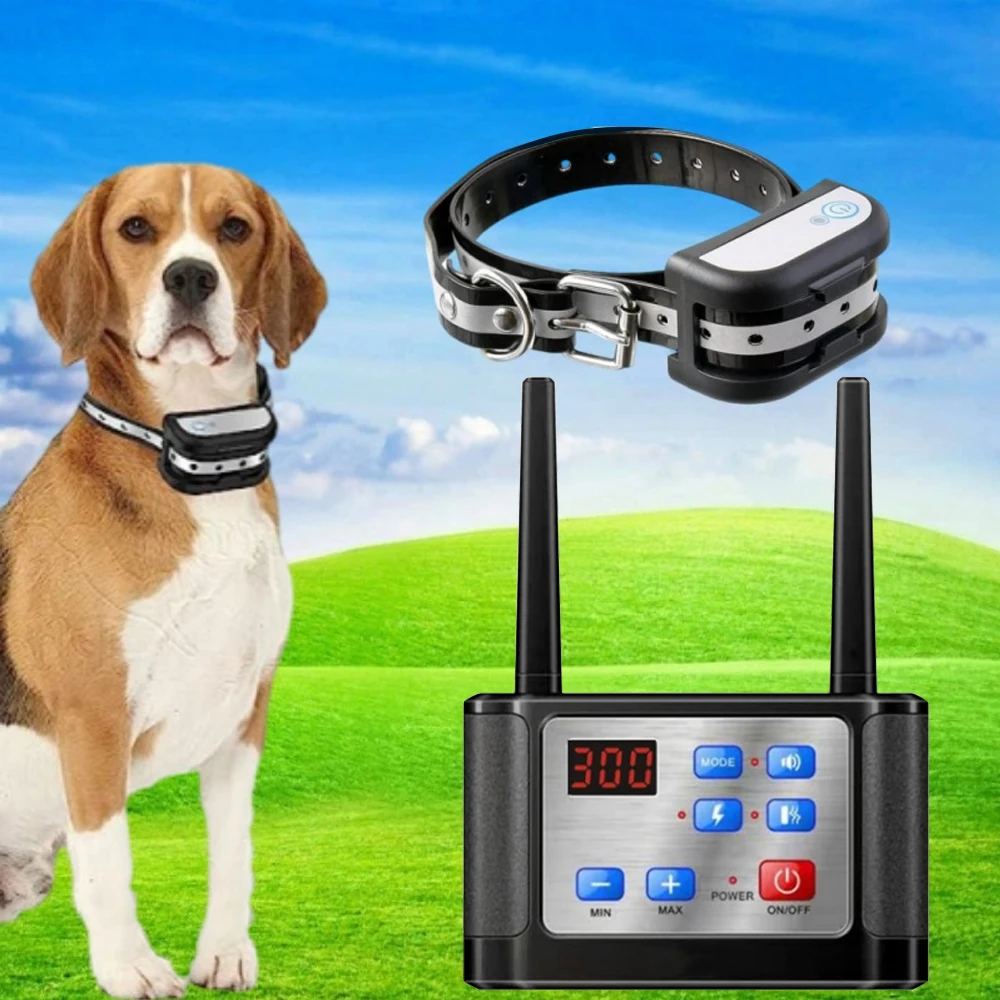 2-in-1 Dog Fence Wireless Training Collar Smart Dog Trainer 300M Waterproof Anti Runaway Anti Bark Collar Wireless Fence System
2-in-1 Dog Fence Wireless Training Collar Smart Dog Trainer 300M Waterproof Anti Runaway Anti Bark Collar Wireless Fence System