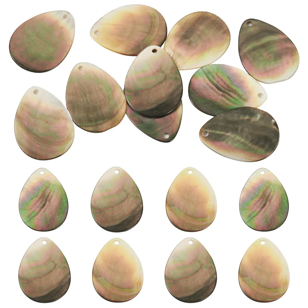 10Pcs Teardrop Shell Charms Natural Black Lip Shell Water Drop Pendants for DIY Sunmmer Beach Jewelry Making Earrings Necklace
10Pcs Teardrop Shell Charms Natural Black Lip Shell Water Drop Pendants for DIY Sunmmer Beach Jewelry Making Earrings Necklace