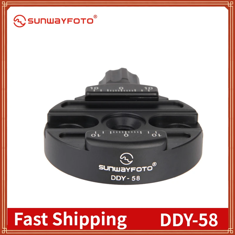 SUNWAYFOTO DDY-58 Tripod Head Quick Release Clamp for DSLR ad Lever Release Clamp 58mm Diameter
SUNWAYFOTO DDY-58 Tripod Head Quick Release Clamp for DSLR ad Lever Release Clamp 58mm Diameter