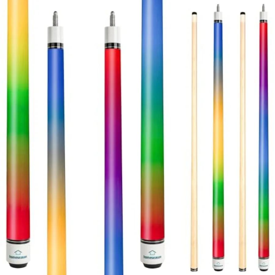 Pool Cues 57 inch Pool Cue Stick with 12.7mm Fier Lether tip for eginner, Commercil nd Home Entertinment
Pool Cues 57 inch Pool Cue Stick with 12.7mm Fier Lether tip for eginner, Commercil nd Home Entertinment