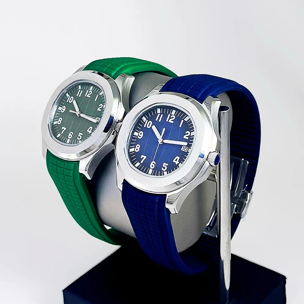 2025 Новые мужские спортивные часы с резиновым ремешком, автоматическим механическим механизмом NH35, водонепроницаемые наручные часы из нержавеющей стали для мужчин
2025 Новые мужские спортивные часы с резиновым ремешком, автоматическим механическим механизмом NH35, водонепроницаемые наручные часы из нержавеющей стали для мужчин
