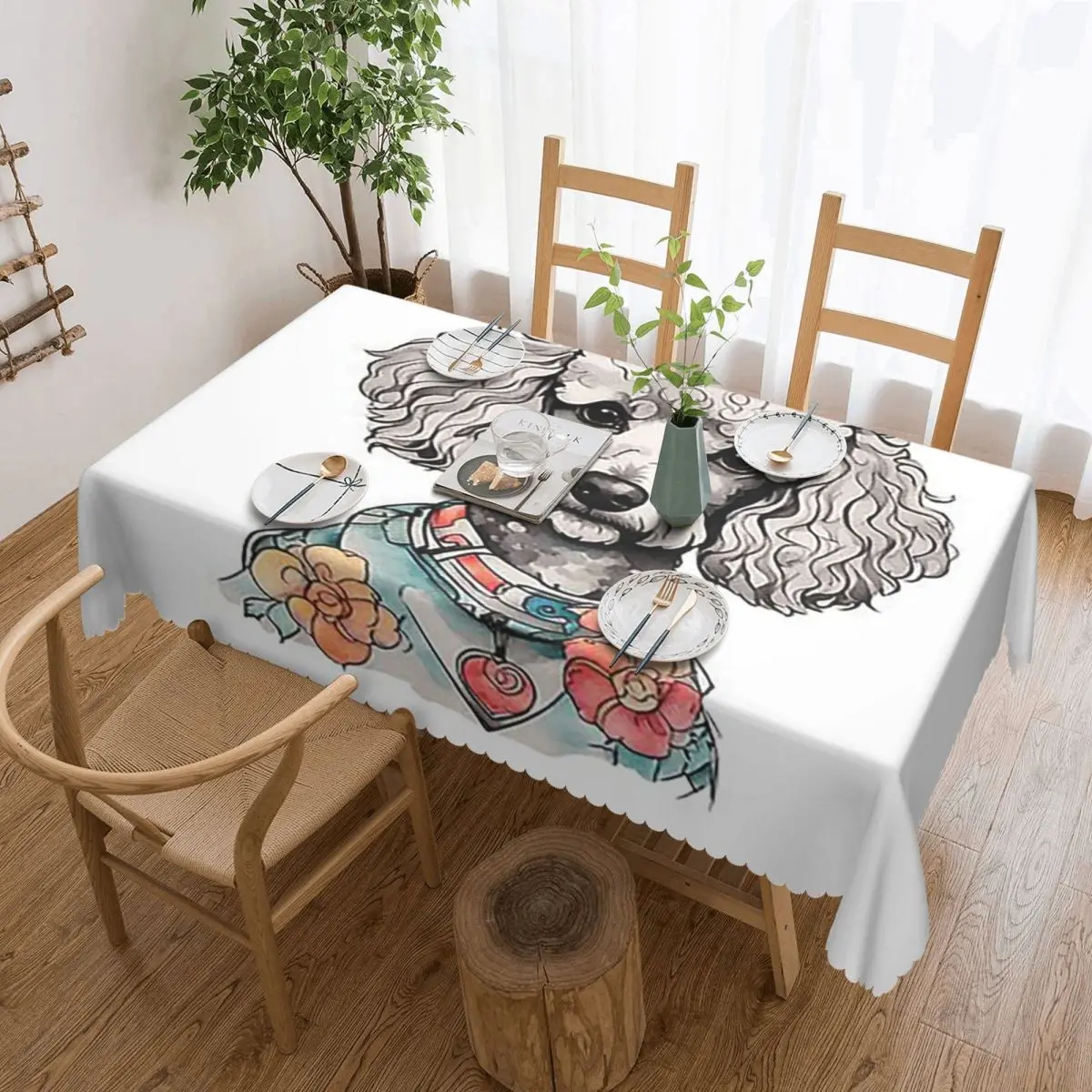 Pearl And Abalone Poodle Dog Customized Rectangular Tablecloth Waterproof Table Cover for Dining Events Table Cloth
Pearl And Abalone Poodle Dog Customized Rectangular Tablecloth Waterproof Table Cover for Dining Events Table Cloth