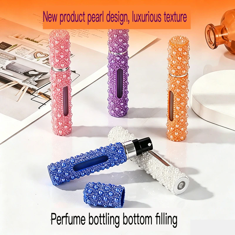 The Bottom Of The Portable Mini6ml Pearl Perfume Dispensing Bottle Is Straight With A Small Window Self-pump
The Bottom Of The Portable Mini6ml Pearl Perfume Dispensing Bottle Is Straight With A Small Window Self-pump