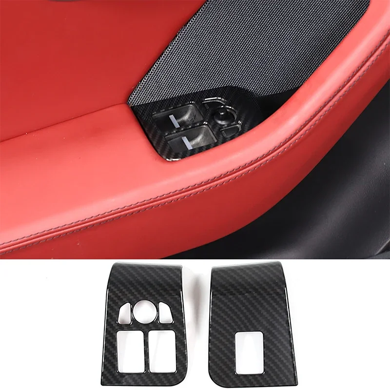 For Jaguar F-TYPE 2013-2024 ABS Matt black/carbon fiber Car Window Glass Lift Button Frame cover Trim sticker Car Accessories
For Jaguar F-TYPE 2013-2024 ABS Matt black/carbon fiber Car Window Glass Lift Button Frame cover Trim sticker Car Accessories