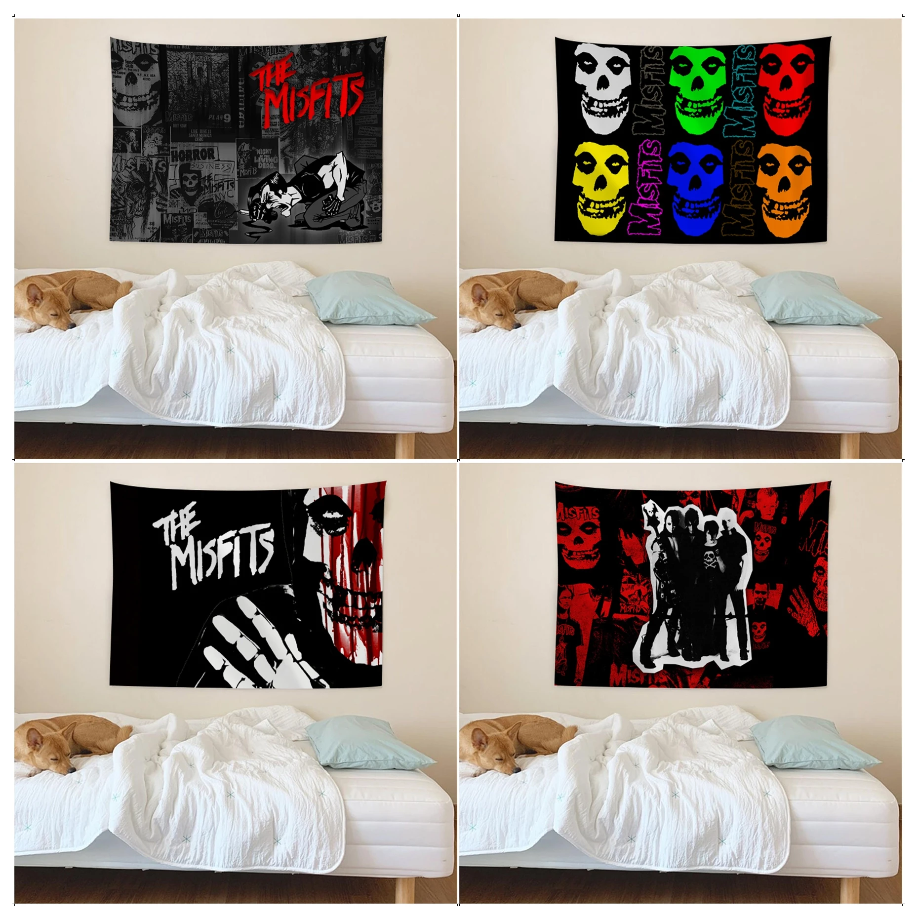 Misfits Rock Band Гобелен Красочный гобелен Настенный богемный настенный гобелен Мандала Настенные листы
Misfits Rock Band Гобелен Красочный гобелен Настенный богемный настенный гобелен Мандала Настенные листы