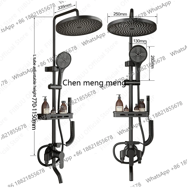Регулируемый по высоте душевой комплект с различными вариантами настройки, новая душевая система с высоким давлением, ручной распылитель для ванной комнаты
Регулируемый по высоте душевой комплект с различными вариантами настройки, новая душевая система с высоким давлением, ручной распылитель для ванной комнаты
