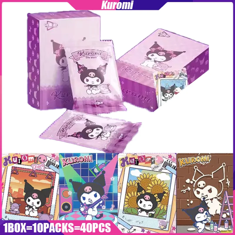 Sanrio Cards Kawaii Kuromi Life Story Anime Figure Collection Card Board Game Toys Mistery Box Birthday Gifts for Boys and Girls
Sanrio Cards Kawaii Kuromi Life Story Anime Figure Collection Card Board Game Toys Mistery Box Birthday Gifts for Boys and Girls
