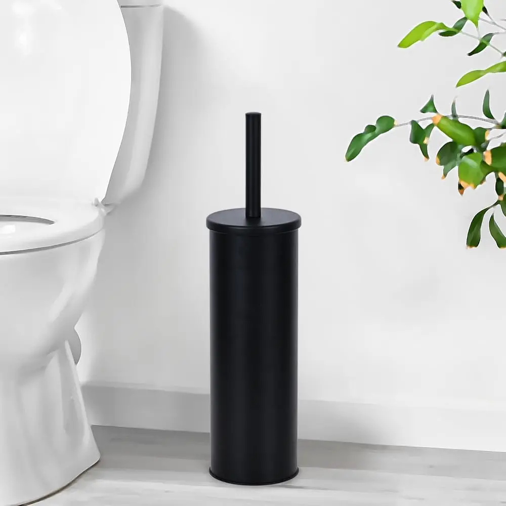Deep & Sturdy Toilet Bowl Brush with Holder - Durable Scrubbing - Toilet Cleaners - Household Essentials - Silicone Brush - Bathroom Cleaner - Cleaning Supplies - Household Supplies, Matte Black
Deep & Sturdy Toilet Bowl Brush with Holder - Durable Scrubbing - Toilet Cleaners - Household Essentials - Silicone Brush - Bathroom Cleaner - Cleaning Supplies - Household Supplies, Matte Black