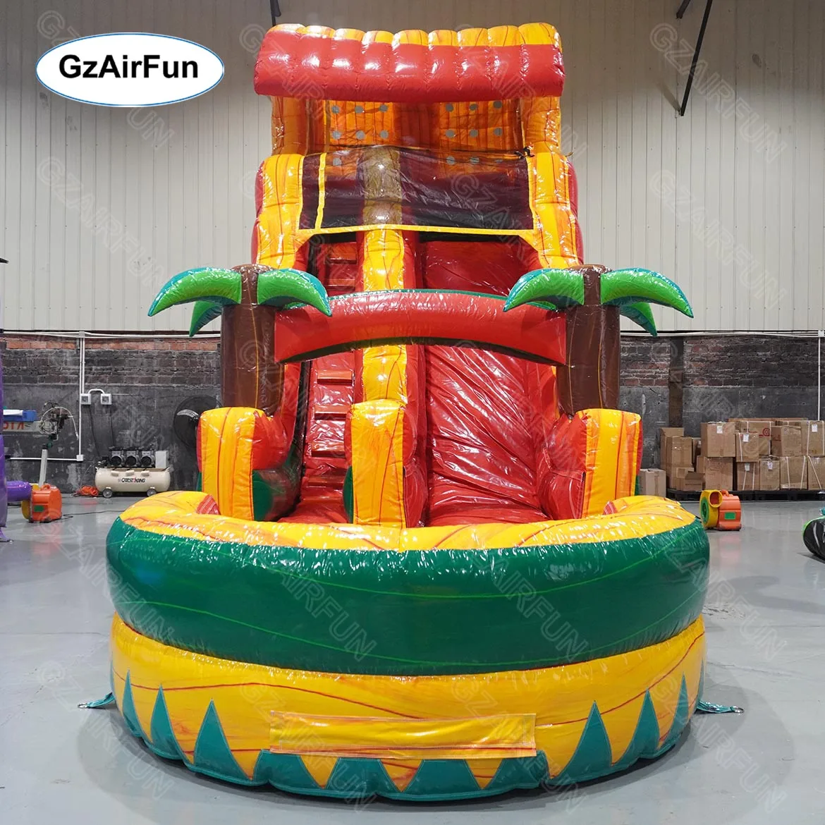 China Factory Wholesale Commercial Inflatable Backyard Parties Bouncer Palm Tree Water Slide With Pool
China Factory Wholesale Commercial Inflatable Backyard Parties Bouncer Palm Tree Water Slide With Pool