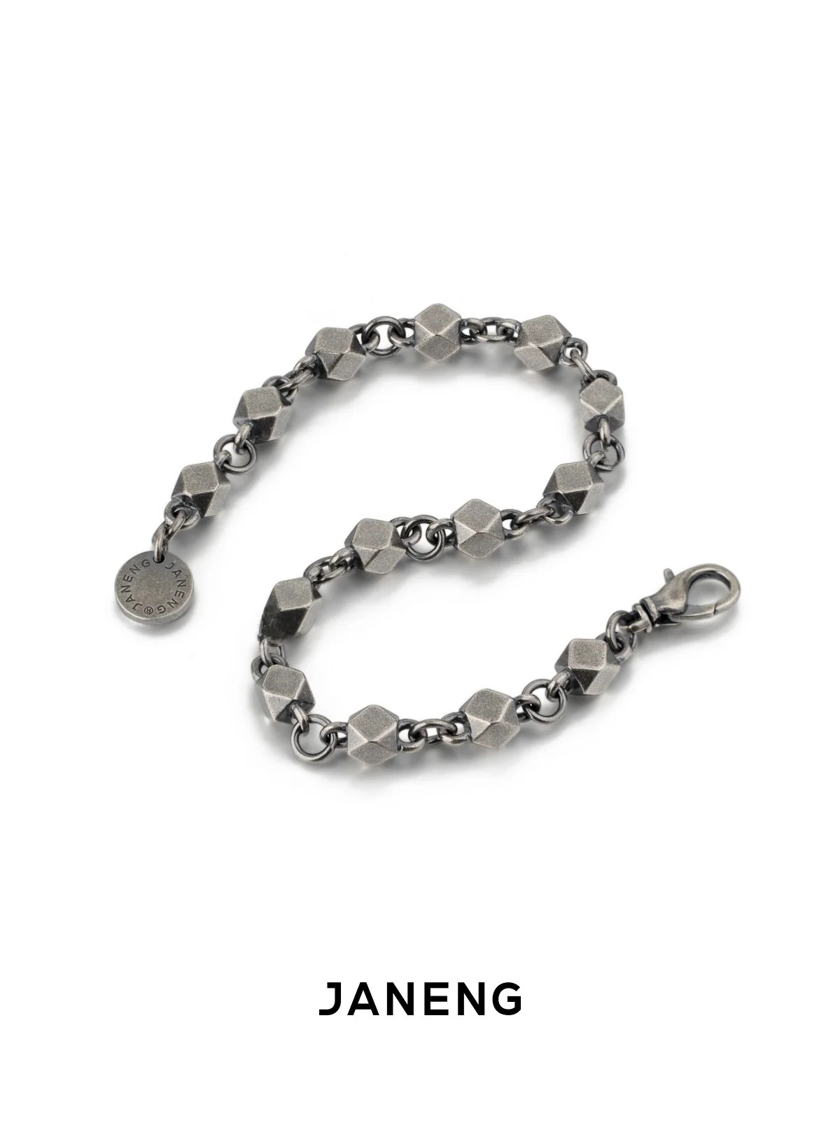 J 925 Sterling Silver Vintage Geometric Angle Bracelet ex Neutral Sle Faionable Matching Couple's Accory
J 925 Sterling Silver Vintage Geometric Angle Bracelet ex Neutral Sle Faionable Matching Couple's Accory