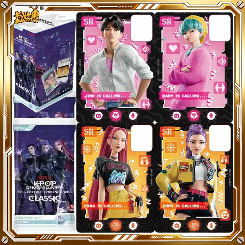 KAYOU KPop Demon Hunters Card English Version Classic Edition 001 Mystery Box Genuine Trading Cards Game Toys Birthday Gifts
KAYOU KPop Demon Hunters Card English Version Classic Edition 001 Mystery Box Genuine Trading Cards Game Toys Birthday Gifts