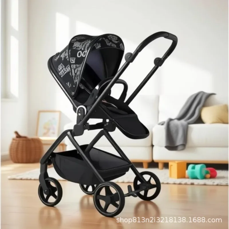 Sit or lying in two directions, lightweight folding high landscape with one-click cart for baby newborn children
Sit or lying in two directions, lightweight folding high landscape with one-click cart for baby newborn children