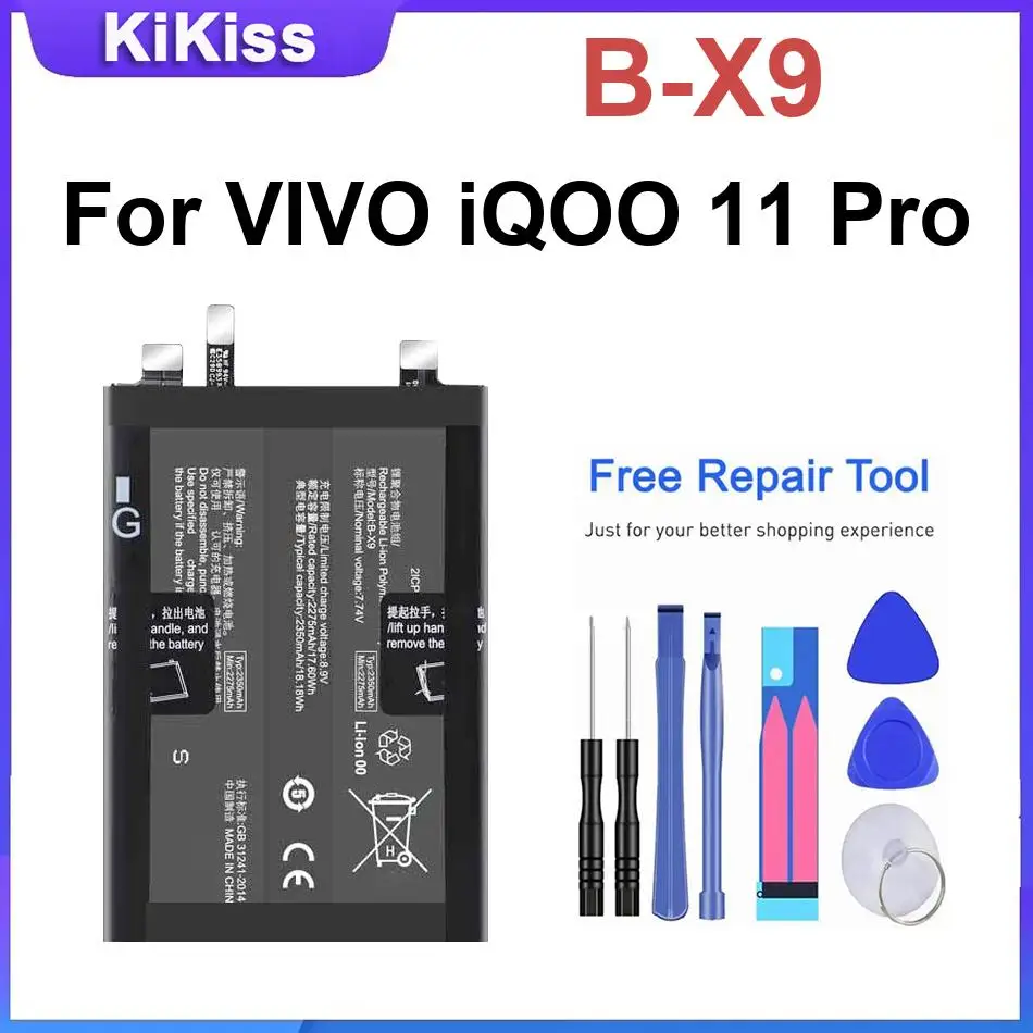 Аккумулятор для мобильного телефона B-X9 для VIVO iQOO 11 Pro, перезаряжаемый, 2350 мАч
Аккумулятор для мобильного телефона B-X9 для VIVO iQOO 11 Pro, перезаряжаемый, 2350 мАч