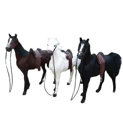 1/6 Scale Mount Horse War Horse Soldier Model with Saddle for 12″ Action Figure gift For collection enthusiasts