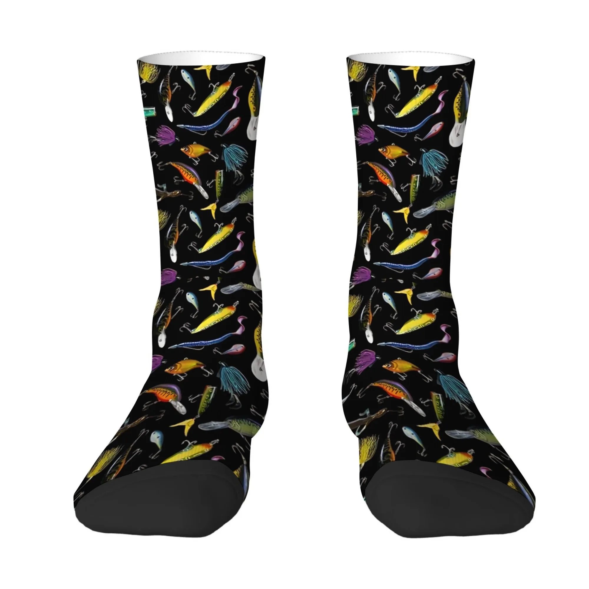 Novel and Fun Niche Lure-printed Mid-calf Socks Soft Breathable Trendy Socks for Outdoor Fishing Gift for Fishing Enthusiasts
Novel and Fun Niche Lure-printed Mid-calf Socks Soft Breathable Trendy Socks for Outdoor Fishing Gift for Fishing Enthusiasts