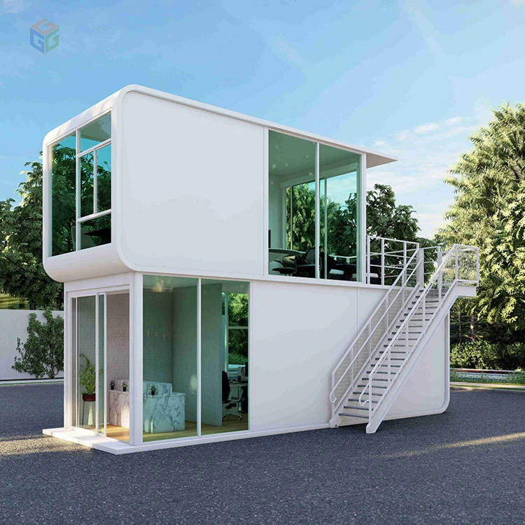 TLF Two-side Glass Container House Popular Cabins Connected Together Prefab House for Living Restaurant Office 
TLF Two-side Glass Container House Popular Cabins Connected Together Prefab House for Living Restaurant Office