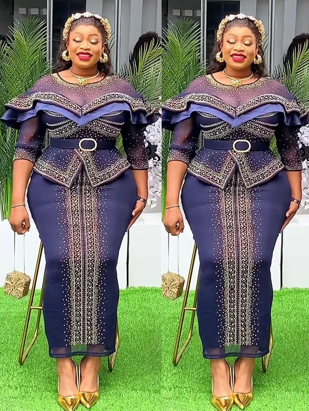 2025 Elegant African Dresses for Women New Africa Clothing Plus Size Spring Wedding Party Long Dress Dashiki Ankara Outfits Robe
2025 Elegant African Dresses for Women New Africa Clothing Plus Size Spring Wedding Party Long Dress Dashiki Ankara Outfits Robe