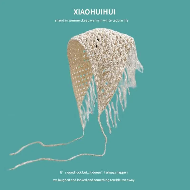 New Ethnic Style Fringe Handmade Crochet Hollow Triangle Headband Towel Women Spring and Summer Travel Literary Photo Hair Scarf
New Ethnic Style Fringe Handmade Crochet Hollow Triangle Headband Towel Women Spring and Summer Travel Literary Photo Hair Scarf