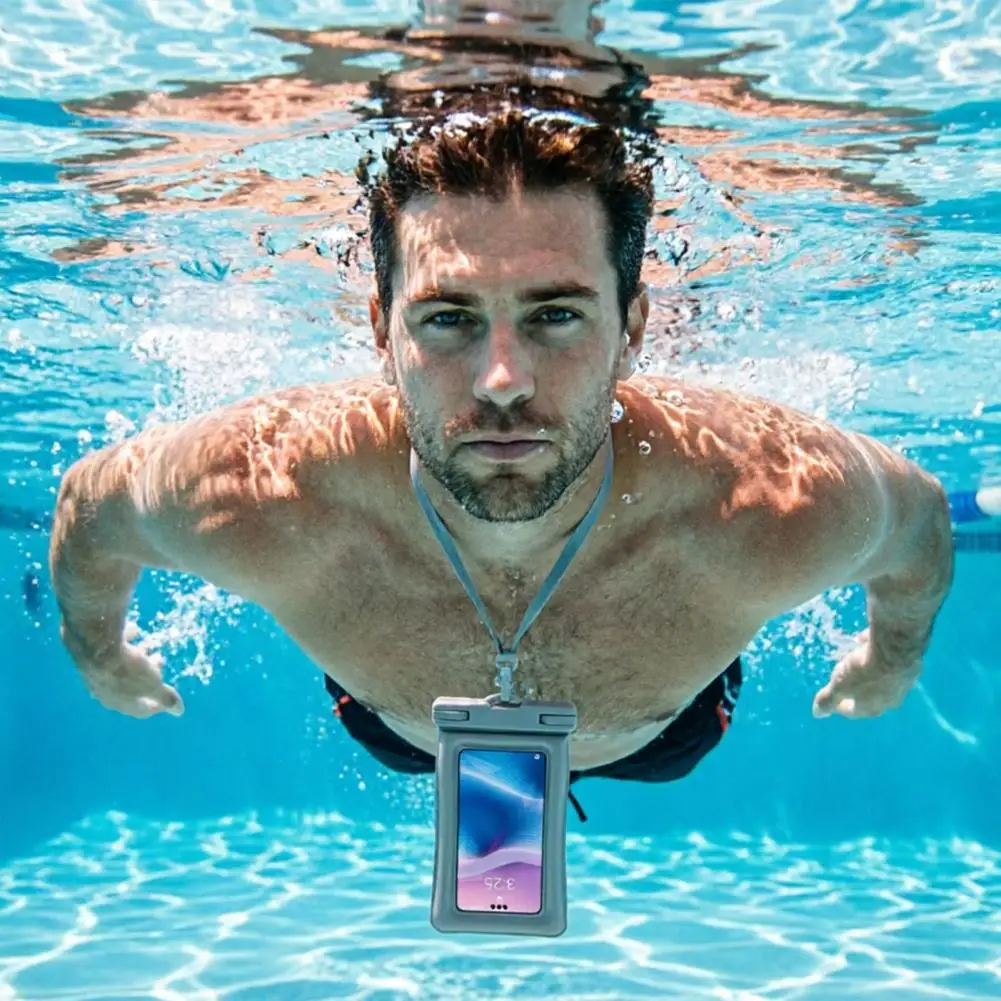 Waterproof Phone Pouch With Detachable Lanyard Transparent Floating Cell Phone Dry Bag Case Protector Beach Kayak Cruise Travel
Waterproof Phone Pouch With Detachable Lanyard Transparent Floating Cell Phone Dry Bag Case Protector Beach Kayak Cruise Travel