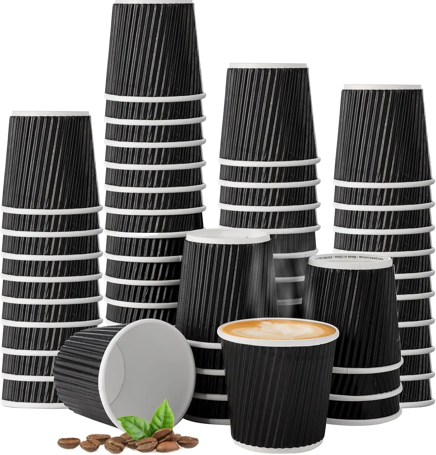 200 Pcs 4oz Paper Espresso Cups Ripple Wall Hot Cups For Coffee Disposable Coffee Cup Paper Hot/Cold Drinking Cups for P
200 Pcs 4oz Paper Espresso Cups Ripple Wall Hot Cups For Coffee Disposable Coffee Cup Paper Hot/Cold Drinking Cups for P