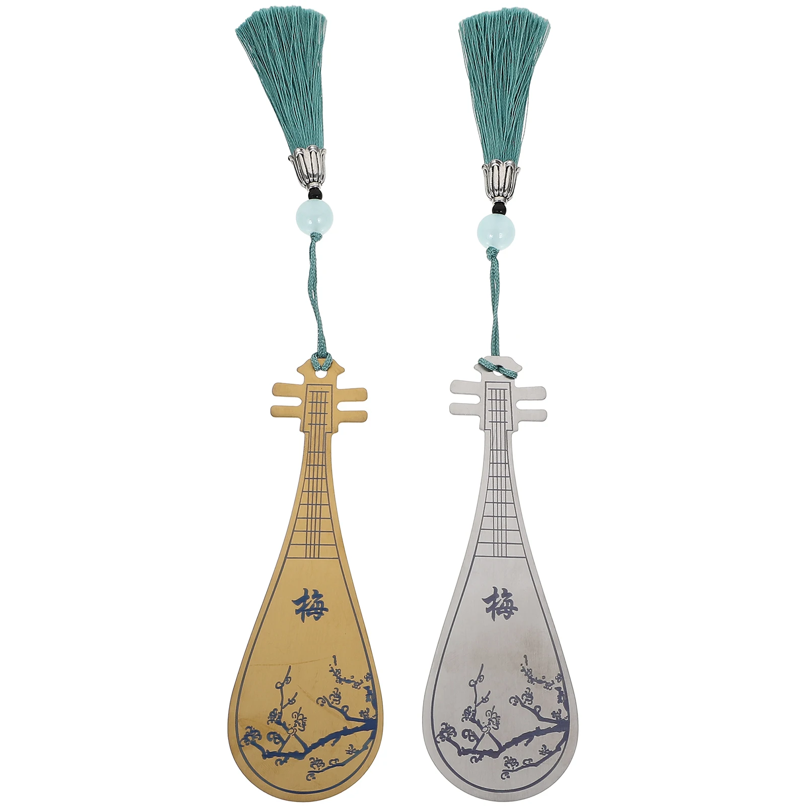 2 Pcs Chinese Style Bookmark Rope Bookmarks Vintage Music Instrument Shape Cute Reading Accessories
2 Pcs Chinese Style Bookmark Rope Bookmarks Vintage Music Instrument Shape Cute Reading Accessories