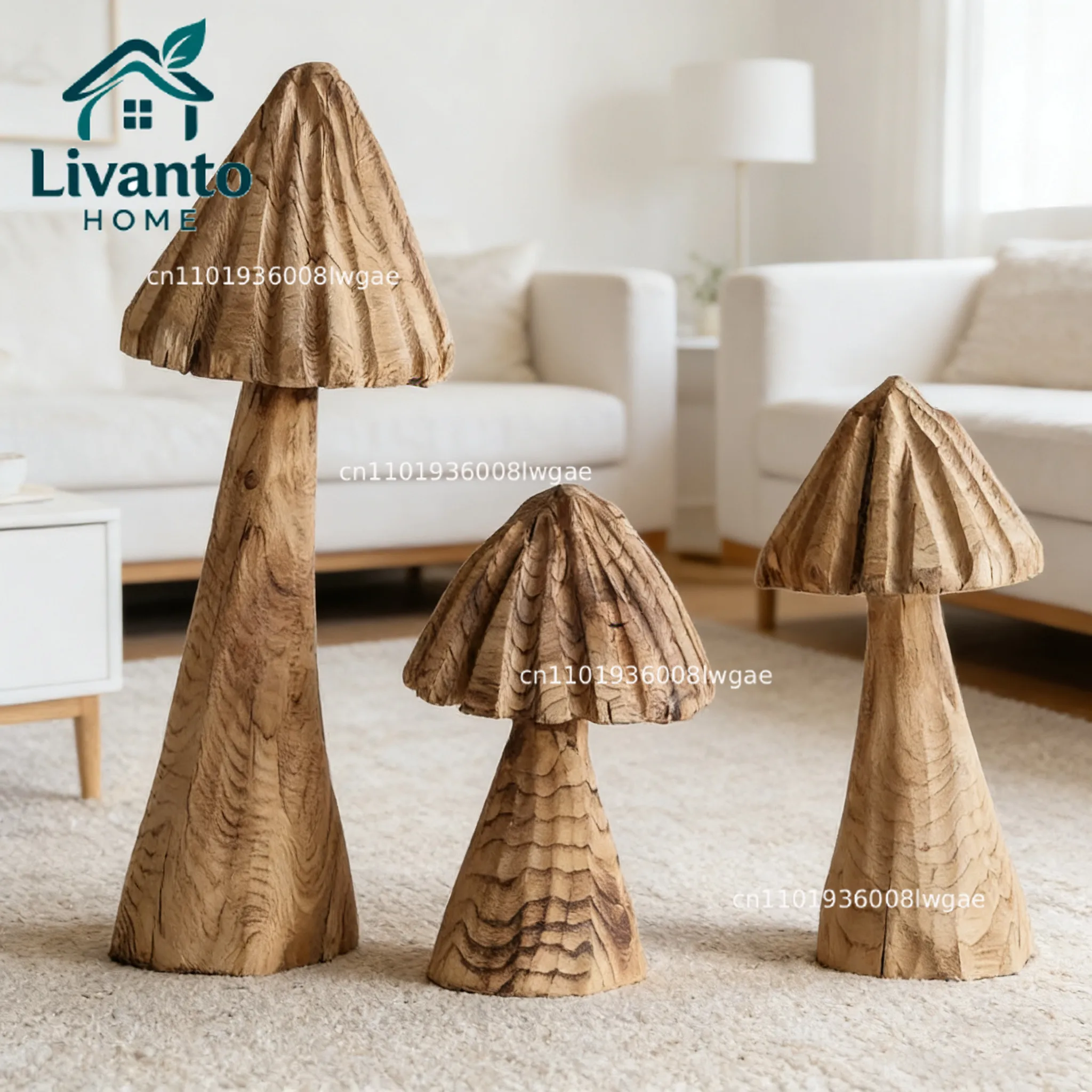 Wooden mushroom decoration wabi-sabi wind retro solid wood decoration yard floor-to-ceiling large ornament courtyard landscaping
Wooden mushroom decoration wabi-sabi wind retro solid wood decoration yard floor-to-ceiling large ornament courtyard landscaping