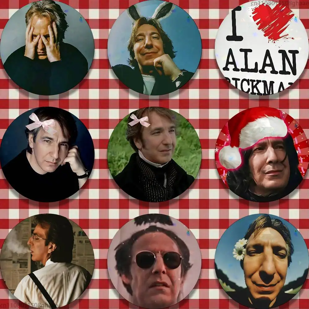 Alan Rickman Funny Pins 58mm Cute Cartoon Badge Handmade Brooches for Backpack Accessories Jewelry Gifts
Alan Rickman Funny Pins 58mm Cute Cartoon Badge Handmade Brooches for Backpack Accessories Jewelry Gifts