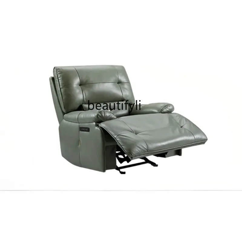 F Smart chair first class single leather electric function sofa modern simple living room single chair 30516
F Smart chair first class single leather electric function sofa modern simple living room single chair 30516