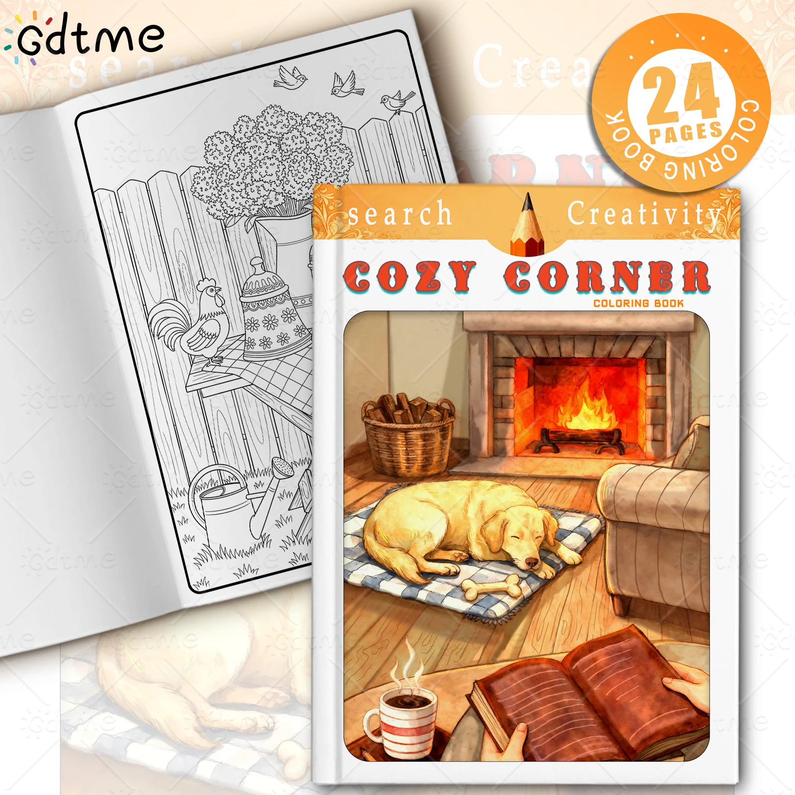 COZY CORNER, яркие узоры, книжка-раскраска для взрослых, милая книга для рисования, идеальный подарок для вечеринки и дня рождения
COZY CORNER, яркие узоры, книжка-раскраска для взрослых, милая книга для рисования, идеальный подарок для вечеринки и дня рождения
