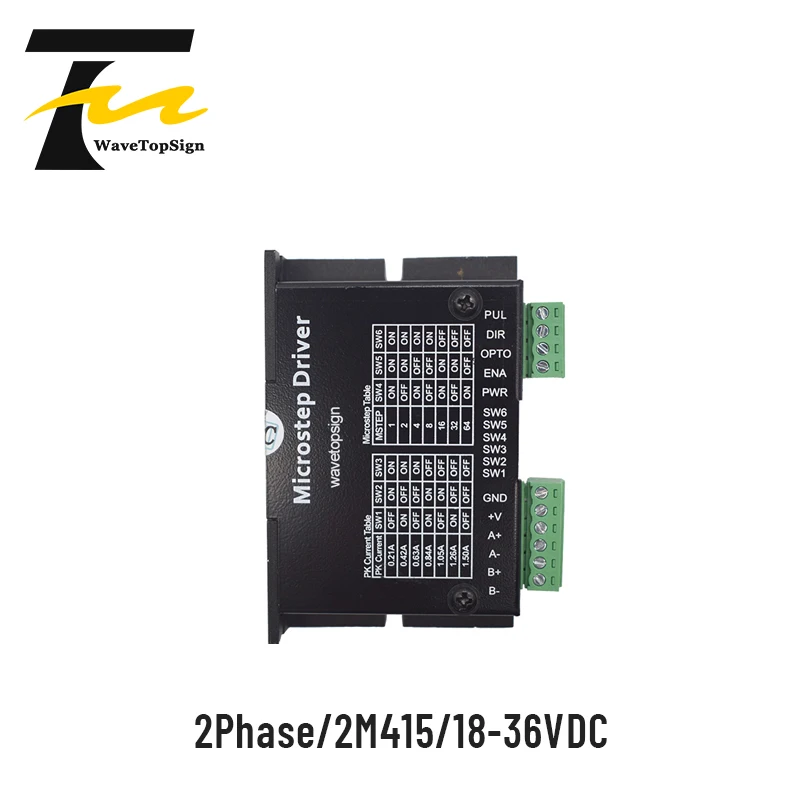 Wavetopsign 2M415 2Phase Stepper Motor Driver Stepping Motor for Engraving Machine
Wavetopsign 2M415 2Phase Stepper Motor Driver Stepping Motor for Engraving Machine