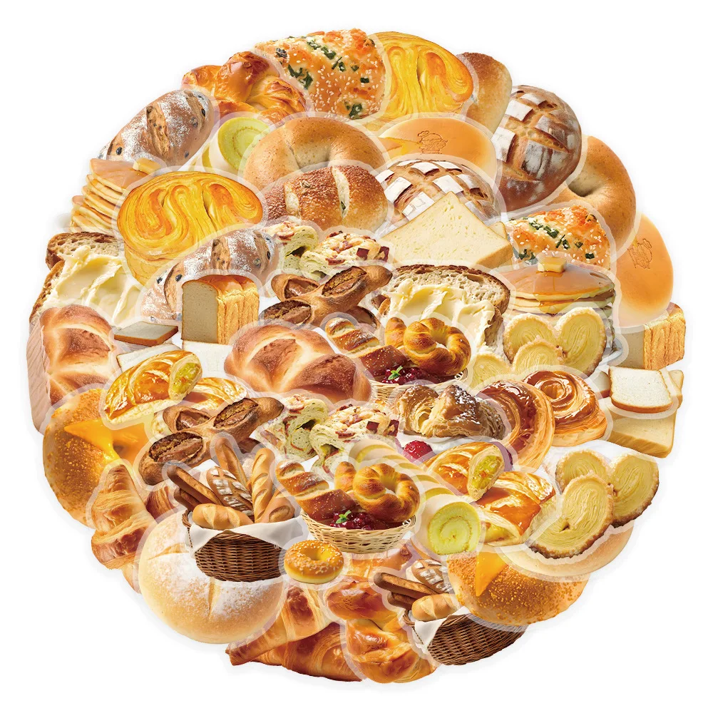 10/50PCS Gourmet Bread Stickers Transparent Stickers Food Graffiti Decoration Kids Toys DIY Sticker Luggage Laptop Phone Bike
10/50PCS Gourmet Bread Stickers Transparent Stickers Food Graffiti Decoration Kids Toys DIY Sticker Luggage Laptop Phone Bike