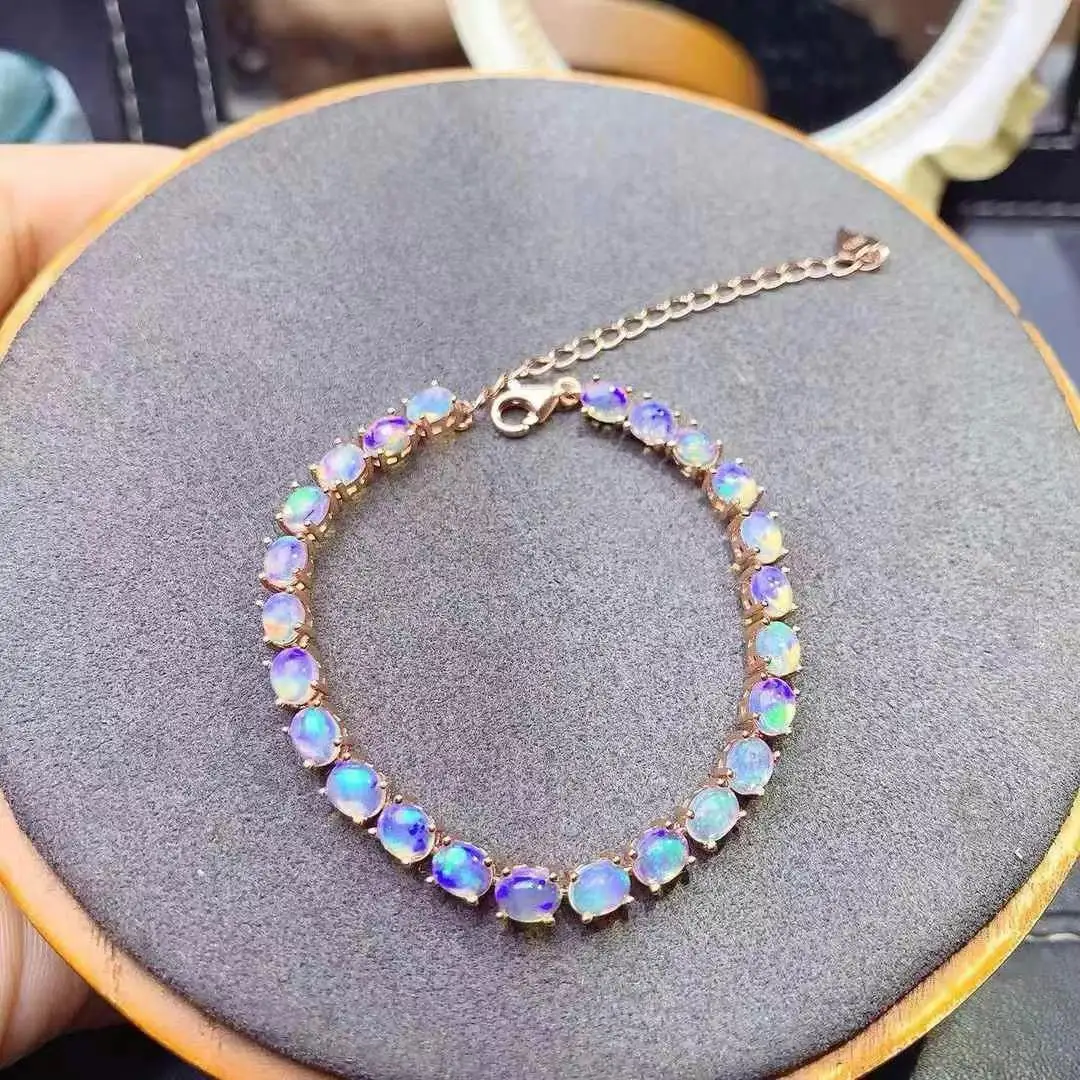 Good Valentine Gift 100% Natural and Real Opal Bracelet 925 Sterling Silver Opal Bracelet
Good Valentine Gift 100% Natural and Real Opal Bracelet 925 Sterling Silver Opal Bracelet