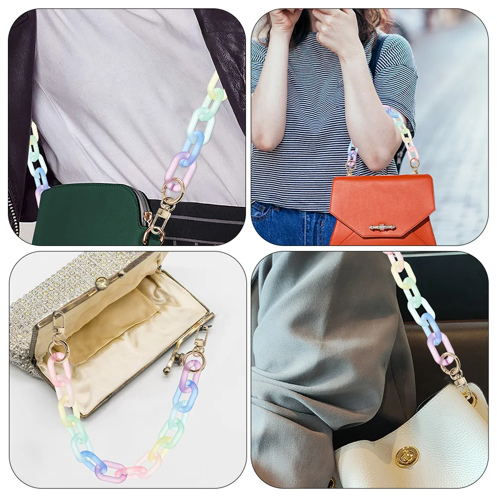 Acrylic Bag Chain Lightweight Durable Handbags Straps Crossbody DIY Clutch Armpit Bag Replacement Extension Accessories 
Acrylic Bag Chain Lightweight Durable Handbags Straps Crossbody DIY Clutch Armpit Bag Replacement Extension Accessories