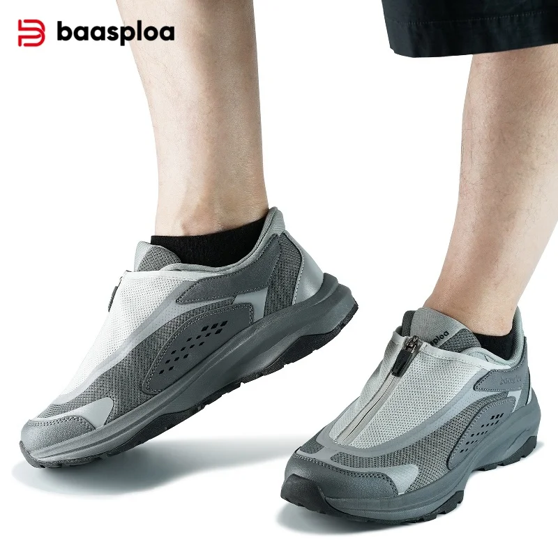 Baasploa Men Trekking Shoes Zipper Mesh Breathable Outdoor Sneakers Comfort Non-Slip Climbing Hiking Shoes Male Fashion Sneakers
Baasploa Men Trekking Shoes Zipper Mesh Breathable Outdoor Sneakers Comfort Non-Slip Climbing Hiking Shoes Male Fashion Sneakers