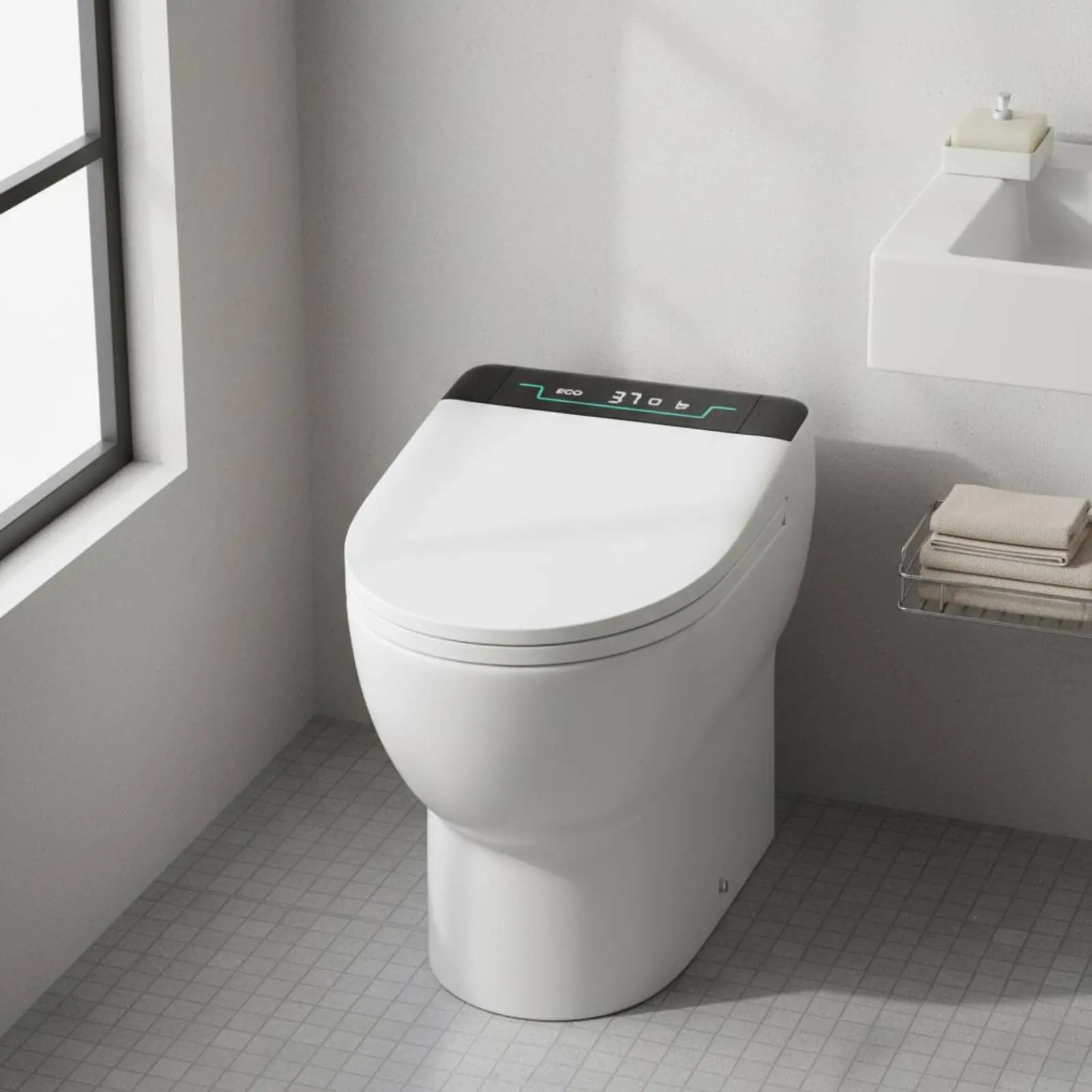 Electric Bidet Toilet Seat Instant Heating Smart Bidet Seat Smart Toilet Cover Automatic Lid Flip Adjustable Temperature
Electric Bidet Toilet Seat Instant Heating Smart Bidet Seat Smart Toilet Cover Automatic Lid Flip Adjustable Temperature