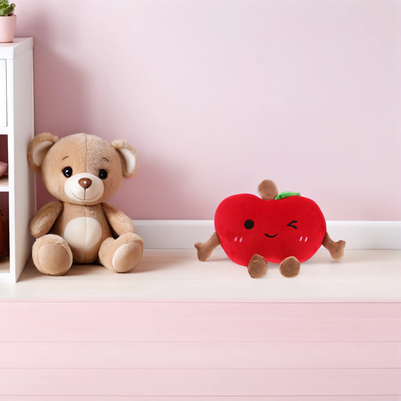 35Cm Realistic Fruit Pillow Red Apple - Cozy Snuggle Cushion for Sofa Chair - Fun Novelty Throw Pillow for Home Bedroom Decor
35Cm Realistic Fruit Pillow Red Apple - Cozy Snuggle Cushion for Sofa Chair - Fun Novelty Throw Pillow for Home Bedroom Decor