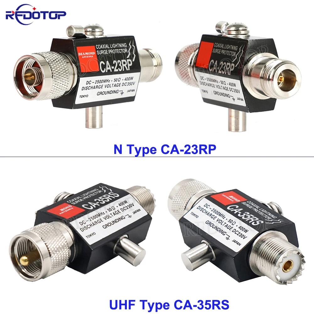 1PC CA-35RS PL259 UHF Male to SO239 UHF Female CA-23RP N M to N F Radio Repeater Coaxial Anti-Lightning Antenna Surge Protector
1PC CA-35RS PL259 UHF Male to SO239 UHF Female CA-23RP N M to N F Radio Repeater Coaxial Anti-Lightning Antenna Surge Protector
