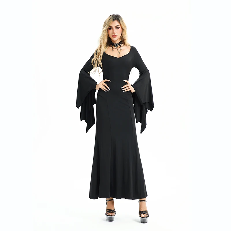 Хэллоуин Slim Fit Bat Sve Dr American Hot Girl Night Club Queen Gothic Sle женский модный костюм вечернее платье 
Хэллоуин Slim Fit Bat Sve Dr American Hot Girl Night Club Queen Gothic Sle женский модный костюм вечернее платье