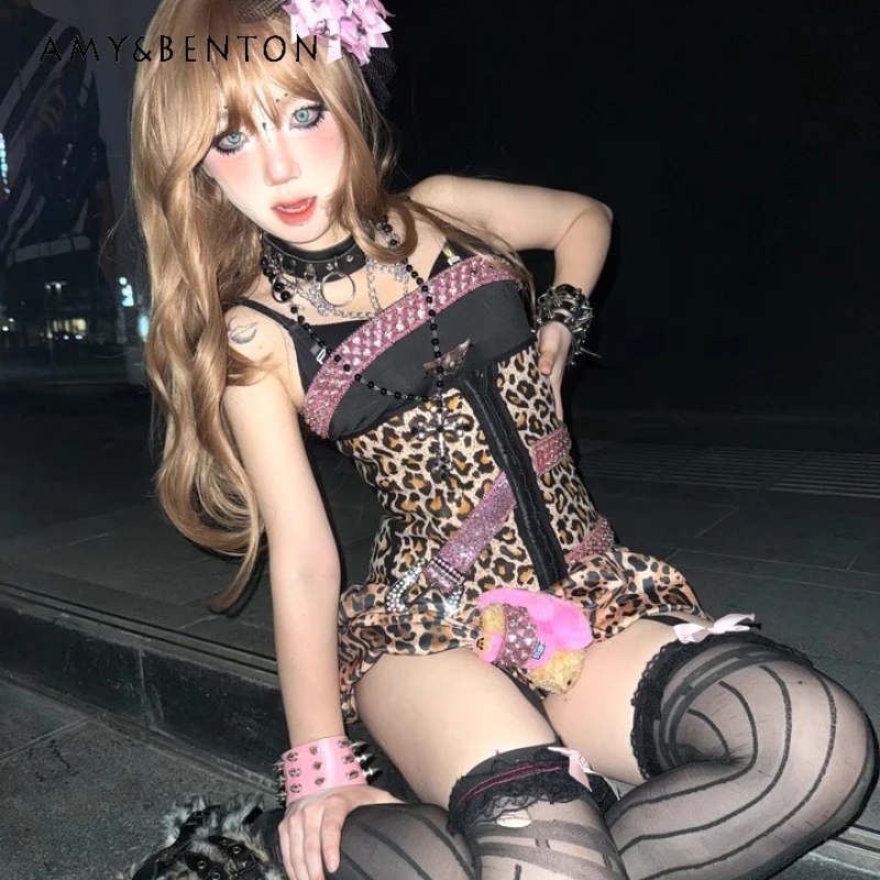 Original Design Hot Girl Tight Fishbone Corset Women's Tube Top Dress New Sweet Cool Leopard Print Sexy Dresses Suits Ladies
Original Design Hot Girl Tight Fishbone Corset Women's Tube Top Dress New Sweet Cool Leopard Print Sexy Dresses Suits Ladies