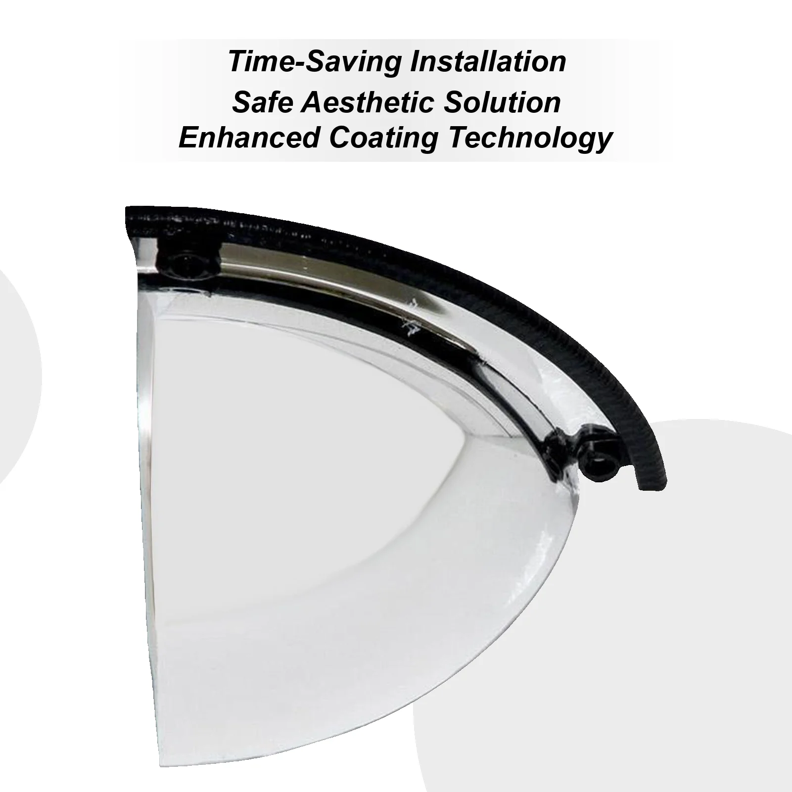 Convex Safety Mirror Acrylic Convex Traffic Security Mirror Non-reflective Security Supplies For Retail Store Bedroom Home
Convex Safety Mirror Acrylic Convex Traffic Security Mirror Non-reflective Security Supplies For Retail Store Bedroom Home