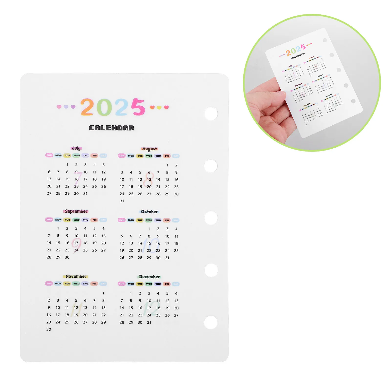 10Pcs Calendar Separator Removable Loose Leaf Divider Pages for Monthly Planner Refillable Calendar Refills Notebook Inserts
10Pcs Calendar Separator Removable Loose Leaf Divider Pages for Monthly Planner Refillable Calendar Refills Notebook Inserts