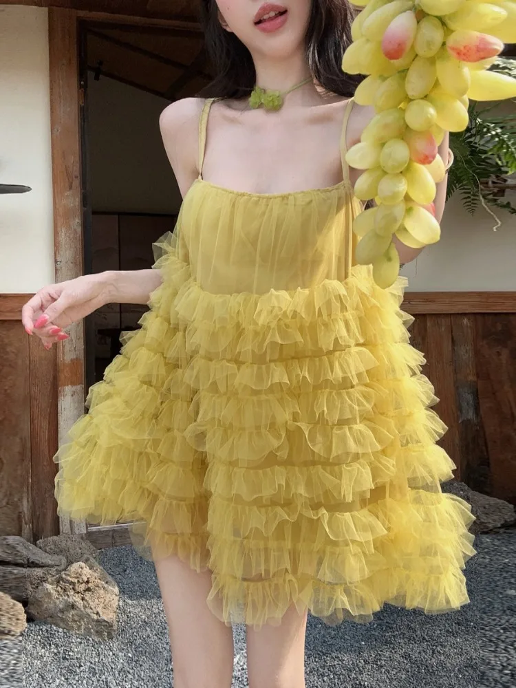 Casual Summer Lace Patchwork A-Line Skirt Dress Lazy Style Cake Skirt High Waist Ruffle Hemline Korean Version Slim Fit
Casual Summer Lace Patchwork A-Line Skirt Dress Lazy Style Cake Skirt High Waist Ruffle Hemline Korean Version Slim Fit