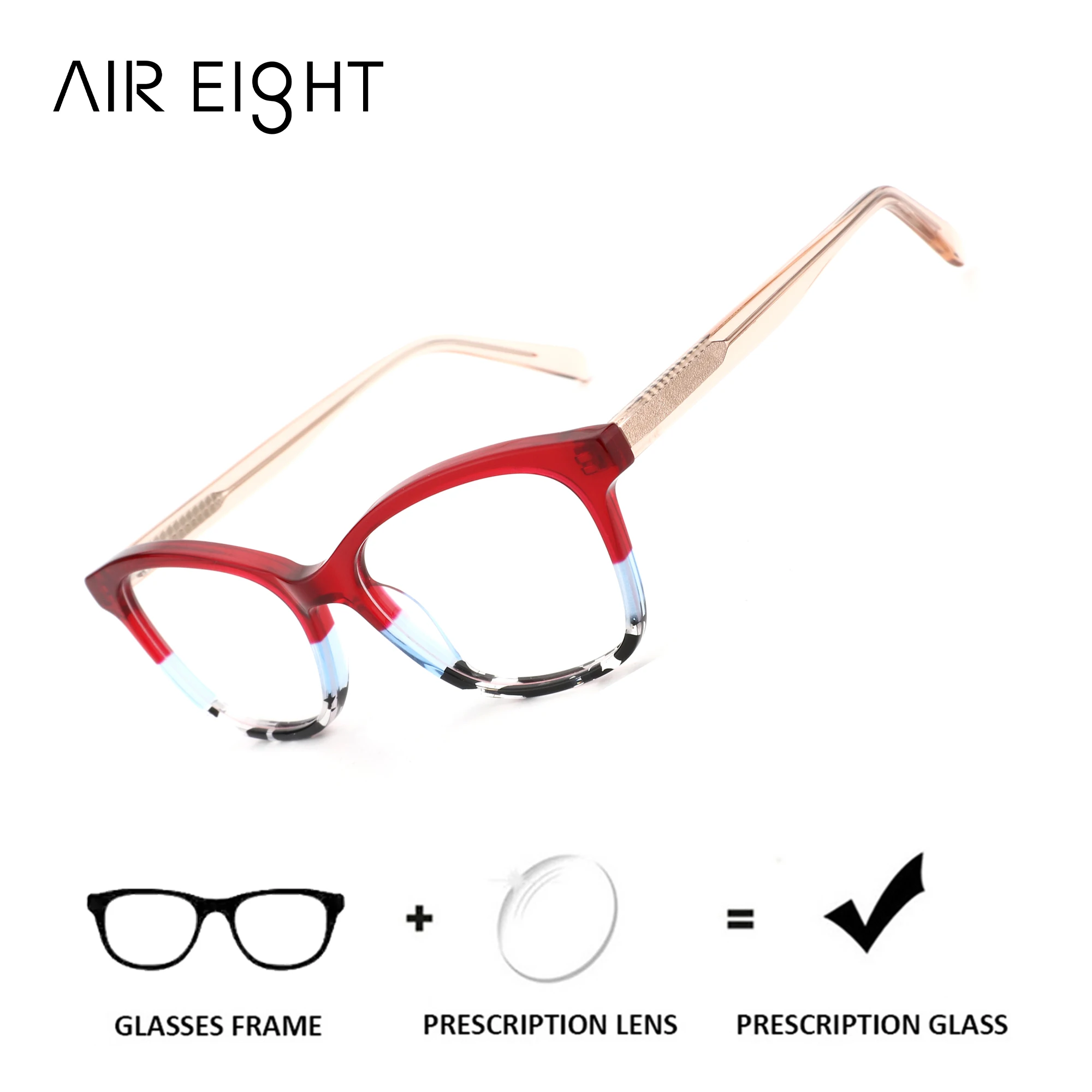 AIREIGHT Butterfly Acetate Prescription Glasses for Women Blue Light Multifocal Medical Lenses Photochromic Optical Eyewear
AIREIGHT Butterfly Acetate Prescription Glasses for Women Blue Light Multifocal Medical Lenses Photochromic Optical Eyewear