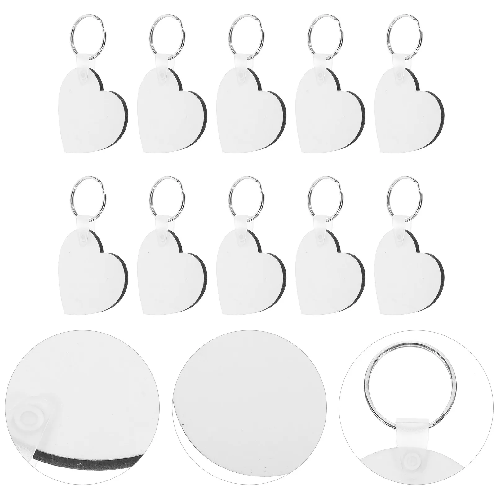 10Pcs Heart Shape Sublimation Keychain Blanks Hanging DIY Crafts Sublimation Blanks Bulk Handicraft Keychains Gift Tags
10Pcs Heart Shape Sublimation Keychain Blanks Hanging DIY Crafts Sublimation Blanks Bulk Handicraft Keychains Gift Tags