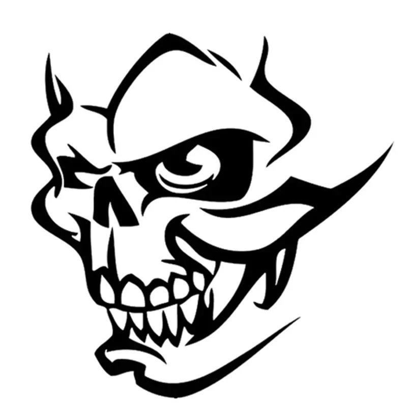 Horror Skull Sticker Car Sticker Personalized Sticker Waterproof and Sunscreen Cover Scratches PVC 17*18cm
Horror Skull Sticker Car Sticker Personalized Sticker Waterproof and Sunscreen Cover Scratches PVC 17*18cm