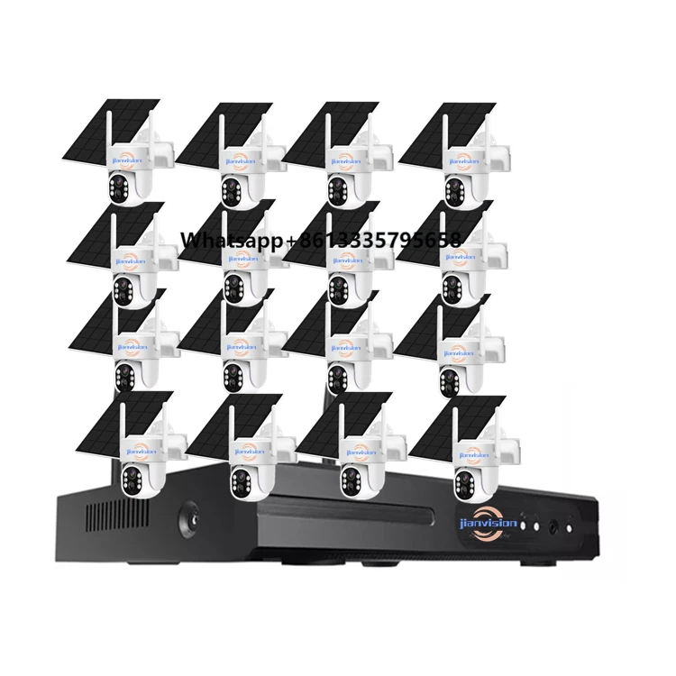 Jianvision 16CH Wireless Solar PTZ System Easy Installation Motion Detection Recording Color Night Vision Surveillance
Jianvision 16CH Wireless Solar PTZ System Easy Installation Motion Detection Recording Color Night Vision Surveillance