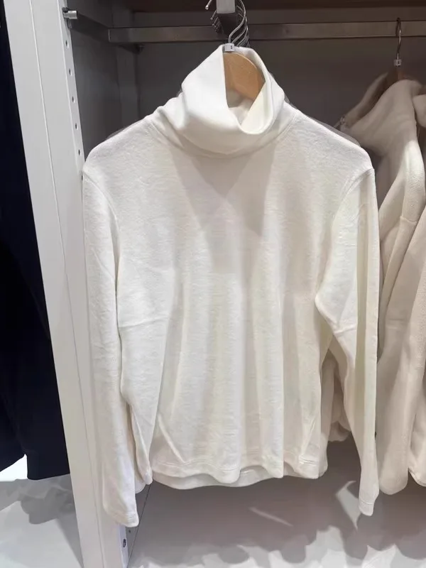 Autumn Winter Women's Fleece Pullover High Collar Long Sleeve Base Layer Shirt Comfortable Loose Fit Color Sweatshirt
Autumn Winter Women's Fleece Pullover High Collar Long Sleeve Base Layer Shirt Comfortable Loose Fit Color Sweatshirt